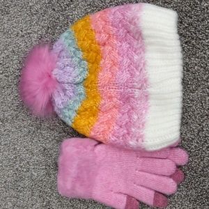 Hat + gloves , new with tags